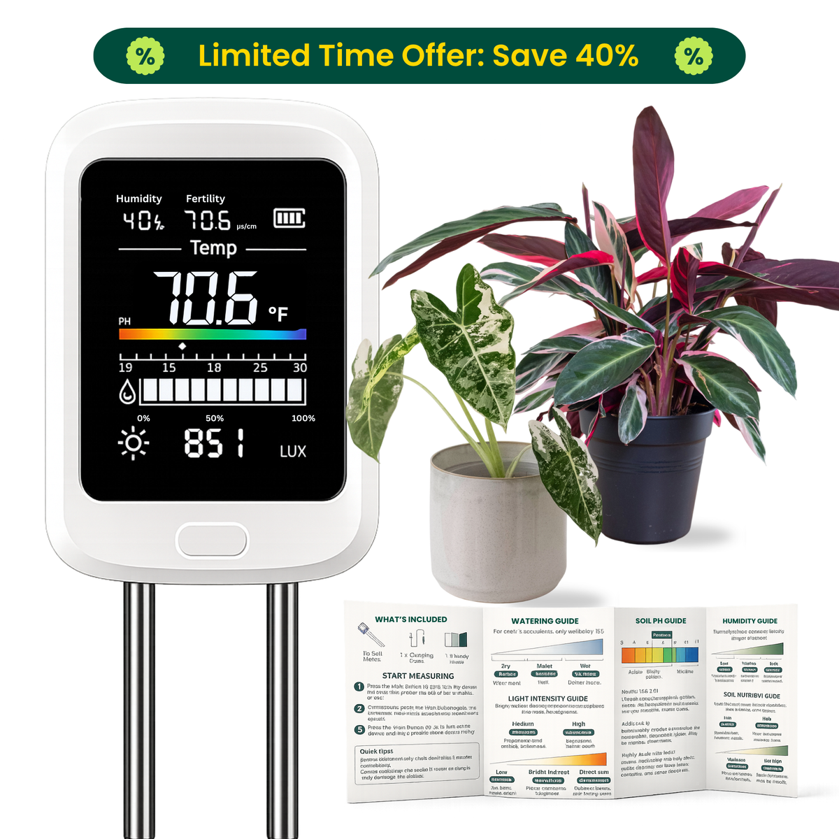 6-in-1 Soil Meter